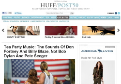 Tea Party Music: The Sounds Of Don Fortney And Billy Blaze, Not Bob Dylan And Pete Seeger